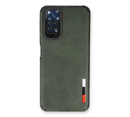 Xiaomi Redmi Note 11 Kılıf Loop Deri Silikon - Yeşil Xiaomi Redmi Note 11 Kılıf Loop Deri Silikon - Yeşil