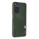 Xiaomi Redmi Note 11 Kılıf Loop Deri Silikon - Yeşil