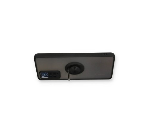 Xiaomi Redmi Note 11 Pro Kılıf Montreal Yüzüklü Silikon Kapak - Siyah Xiaomi Redmi Note 11 Pro Kılıf Montreal Yüzüklü Silikon Kapak - Siyah