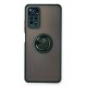 Xiaomi Redmi Note 11 Pro Kılıf Montreal Yüzüklü Silikon Kapak - Yeşil