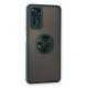 Xiaomi Redmi Note 11 Pro Kılıf Montreal Yüzüklü Silikon Kapak - Yeşil