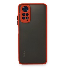 Xiaomi Redmi Note 11 Kılıf Montreal Silikon Kapak - Kırmızı