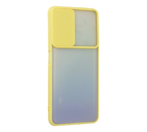 Xiaomi Redmi Note 11 Kılıf Palm Buzlu Kamera Sürgülü Silikon - Sarı Xiaomi Redmi Note 11 Kılıf Palm Buzlu Kamera Sürgülü Silikon - Sarı