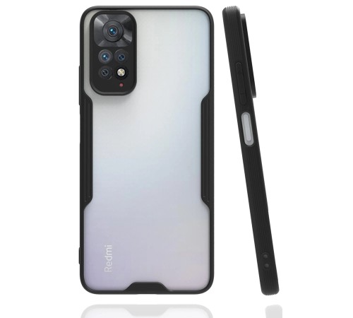 Xiaomi Redmi Note 11 Kılıf Platin Silikon - Siyah Xiaomi Redmi Note 11 Kılıf Platin Silikon - Siyah
