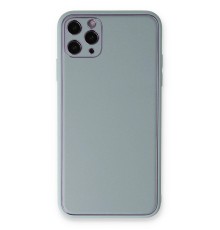 iPhone 11 Pro Max Kılıf Coco Deri Silikon Kapak - Turkuaz
