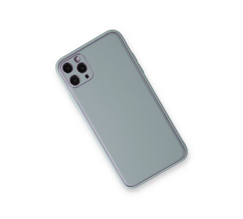 iPhone 11 Pro Max Kılıf Coco Deri Silikon Kapak - Turkuaz iPhone 11 Pro Max Kılıf Coco Deri Silikon Kapak - Turkuaz