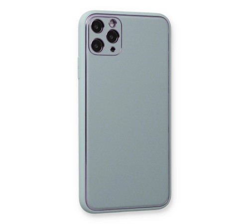 iPhone 11 Pro Max Kılıf Coco Deri Silikon Kapak - Turkuaz iPhone 11 Pro Max Kılıf Coco Deri Silikon Kapak - Turkuaz