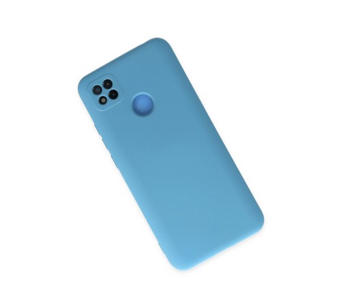 Xiaomi Redmi 9C Kılıf Nano içi Kadife Silikon - Mavi Xiaomi Redmi 9C Kılıf Nano içi Kadife Silikon - Mavi
