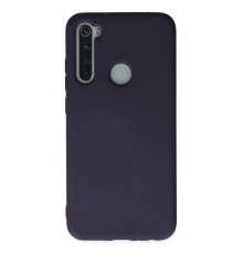 Xiaomi Redmi Note 8 Kılıf Nano içi Kadife Silikon - Lacivert