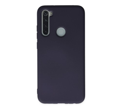 Xiaomi Redmi Note 8 Kılıf Nano içi Kadife Silikon - Lacivert Xiaomi Redmi Note 8 Kılıf Nano içi Kadife Silikon - Lacivert