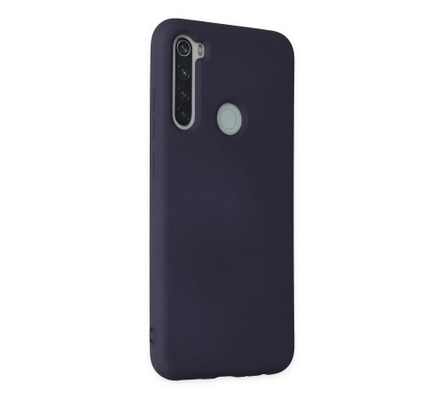 Xiaomi Redmi Note 8 Kılıf Nano içi Kadife Silikon - Lacivert Xiaomi Redmi Note 8 Kılıf Nano içi Kadife Silikon - Lacivert