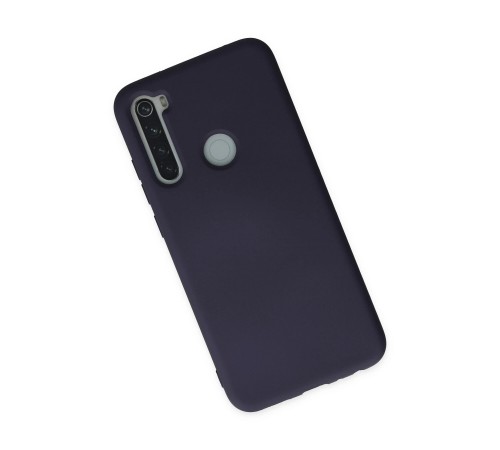 Xiaomi Redmi Note 8 Kılıf Nano içi Kadife Silikon - Lacivert Xiaomi Redmi Note 8 Kılıf Nano içi Kadife Silikon - Lacivert