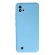 Realme C11 2021 Kılıf Nano içi Kadife Silikon - Mavi