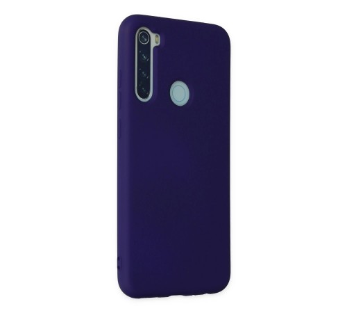 Xiaomi Redmi Note 8 Kılıf Nano içi Kadife Silikon - Mor Xiaomi Redmi Note 8 Kılıf Nano içi Kadife Silikon - Mor