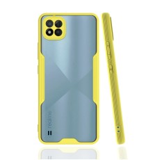 Realme C11 2021 Kılıf Platin Silikon - Sarı