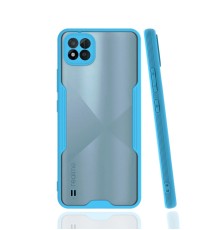 Realme C11 2021 Kılıf Platin Silikon - Mavi