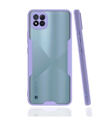 Realme C11 2021 Kılıf Platin Silikon - Lila