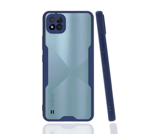 Realme C11 2021 Kılıf Platin Silikon - Lacivert Realme C11 2021 Kılıf Platin Silikon - Lacivert
