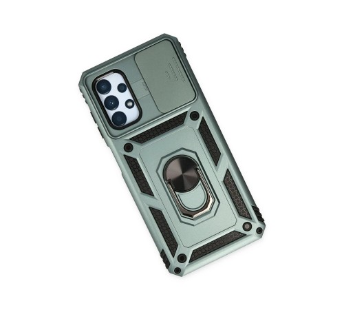 Samsung Galaxy A23 4G Kılıf Pars Lens Yüzüklü Silikon - Yeşil Samsung Galaxy A23 4G Kılıf Pars Lens Yüzüklü Silikon - Yeşil