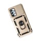Samsung Galaxy A53 5G Kılıf Pars Lens Yüzüklü Silikon - Gold