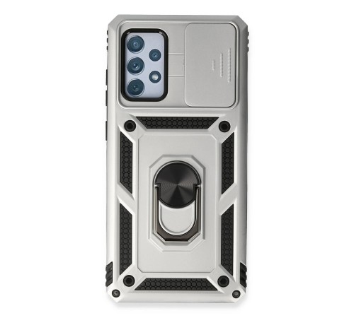 Samsung Galaxy A53 5G Kılıf Pars Lens Yüzüklü Silikon - Gümüş Samsung Galaxy A53 5G Kılıf Pars Lens Yüzüklü Silikon - Gümüş
