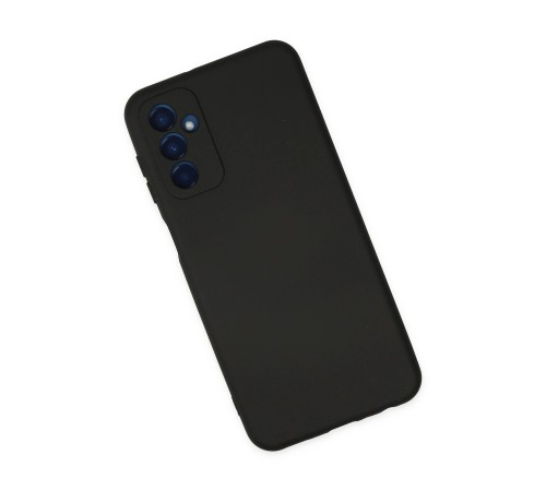 Samsung Galaxy M23 Kılıf Nano içi Kadife Silikon - Siyah