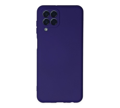 Samsung Galaxy M33 Kılıf Nano içi Kadife Silikon - Mor