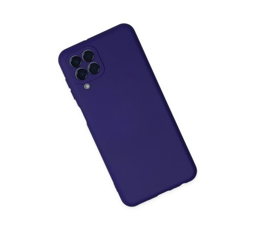 Samsung Galaxy M33 Kılıf Nano içi Kadife Silikon - Mor