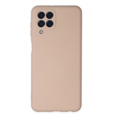 Samsung Galaxy M33 Kılıf Nano içi Kadife Silikon - Pudra