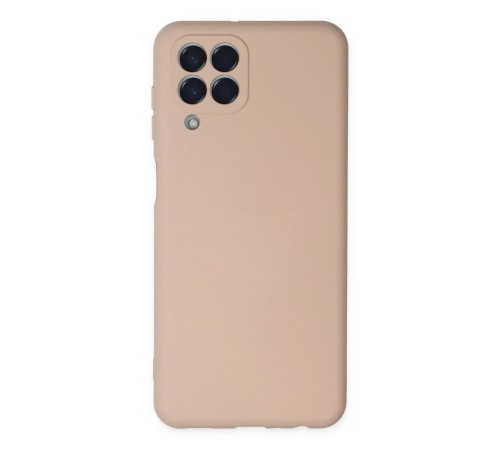 Samsung Galaxy M33 Kılıf Nano içi Kadife Silikon - Pudra Samsung Galaxy M33 Kılıf Nano içi Kadife Silikon - Pudra
