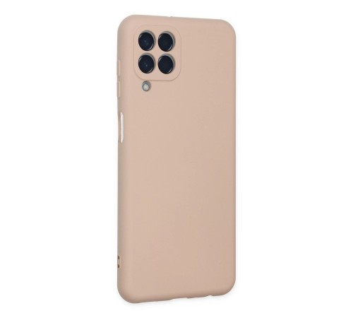 Samsung Galaxy M33 Kılıf Nano içi Kadife Silikon - Pudra Samsung Galaxy M33 Kılıf Nano içi Kadife Silikon - Pudra