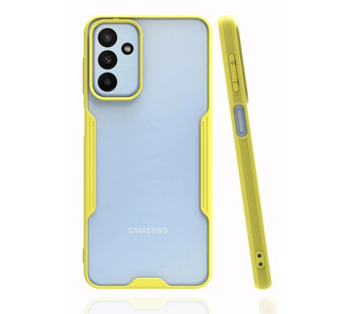 Samsung Galaxy M23 Kılıf Platin Silikon - Sarı