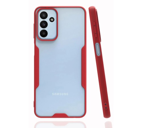 Samsung Galaxy M23 Kılıf Platin Silikon - Kırmızı Samsung Galaxy M23 Kılıf Platin Silikon - Kırmızı