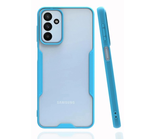 Samsung Galaxy M23 Kılıf Platin Silikon - Mavi Samsung Galaxy M23 Kılıf Platin Silikon - Mavi