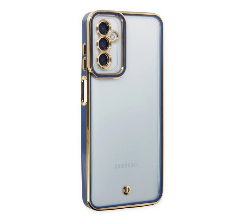 Samsung Galaxy M23 Kılıf Liva Lens Silikon - Mavi Samsung Galaxy M23 Kılıf Liva Lens Silikon - Mavi