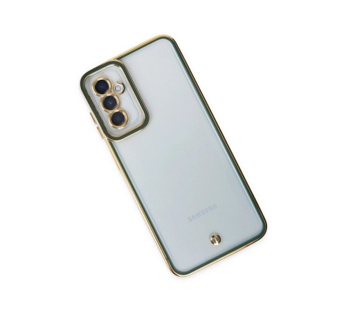 Samsung Galaxy M23 Kılıf Liva Lens Silikon - Yeşil Samsung Galaxy M23 Kılıf Liva Lens Silikon - Yeşil