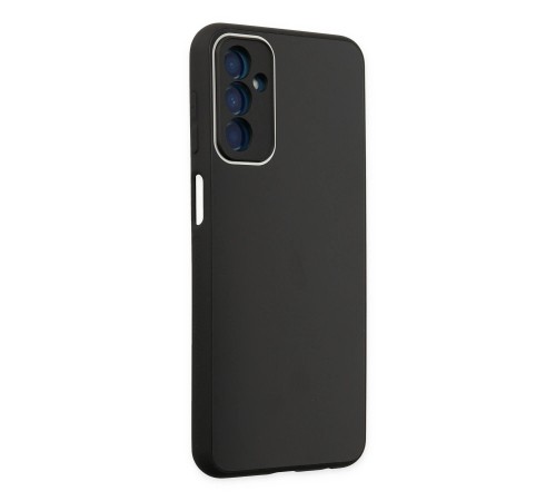 Samsung Galaxy M23 Kılıf Glass Kapak - Siyah Samsung Galaxy M23 Kılıf Glass Kapak - Siyah