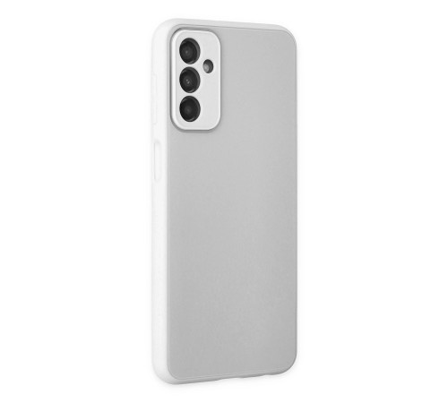 Samsung Galaxy M23 Kılıf Glass Kapak - Beyaz Samsung Galaxy M23 Kılıf Glass Kapak - Beyaz