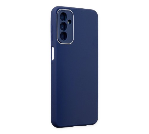Samsung Galaxy M23 Kılıf Glass Kapak - Lacivert Samsung Galaxy M23 Kılıf Glass Kapak - Lacivert