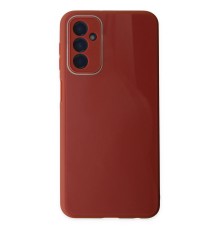 Samsung Galaxy M23 Kılıf Glass Kapak - Bordo