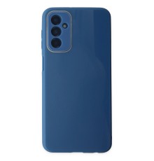 Samsung Galaxy M23 Kılıf Glass Kapak - Mavi