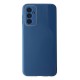 Samsung Galaxy M23 Kılıf Glass Kapak - Mavi