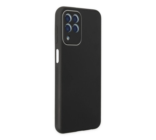 Samsung Galaxy M33 Kılıf Glass Kapak - Siyah Samsung Galaxy M33 Kılıf Glass Kapak - Siyah