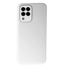 Samsung Galaxy M33 Kılıf Glass Kapak - Beyaz