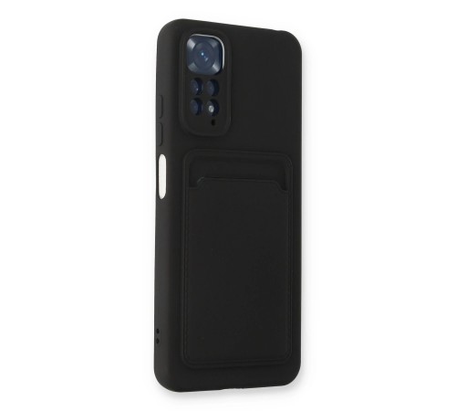 Xiaomi Redmi Note 11S Kılıf Kelvin Kartvizitli Silikon - Siyah Xiaomi Redmi Note 11S Kılıf Kelvin Kartvizitli Silikon - Siyah