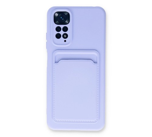 Xiaomi Redmi Note 11S Kılıf Kelvin Kartvizitli Silikon - Lila Xiaomi Redmi Note 11S Kılıf Kelvin Kartvizitli Silikon - Lila