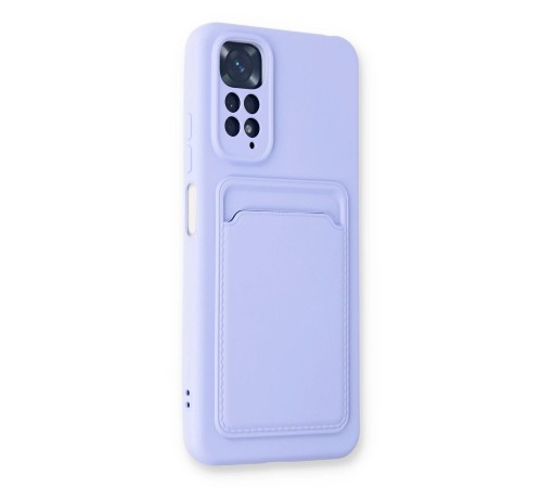 Xiaomi Redmi Note 11S Kılıf Kelvin Kartvizitli Silikon - Lila Xiaomi Redmi Note 11S Kılıf Kelvin Kartvizitli Silikon - Lila