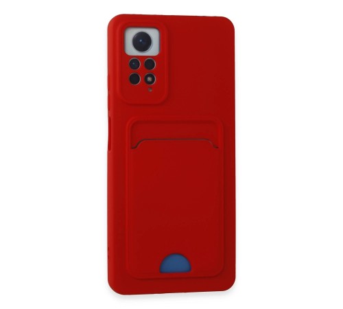 Xiaomi Redmi Note 11 Pro Kılıf Kelvin Kartvizitli Silikon - Kırmızı Xiaomi Redmi Note 11 Pro Kılıf Kelvin Kartvizitli Silikon - Kırmızı