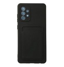 Samsung Galaxy A13 4G Kılıf Kelvin Kartvizitli Silikon - Siyah