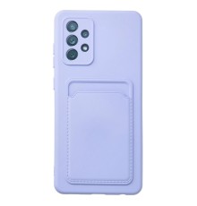 Samsung Galaxy A23 4G Kılıf Kelvin Kartvizitli Silikon - Lila